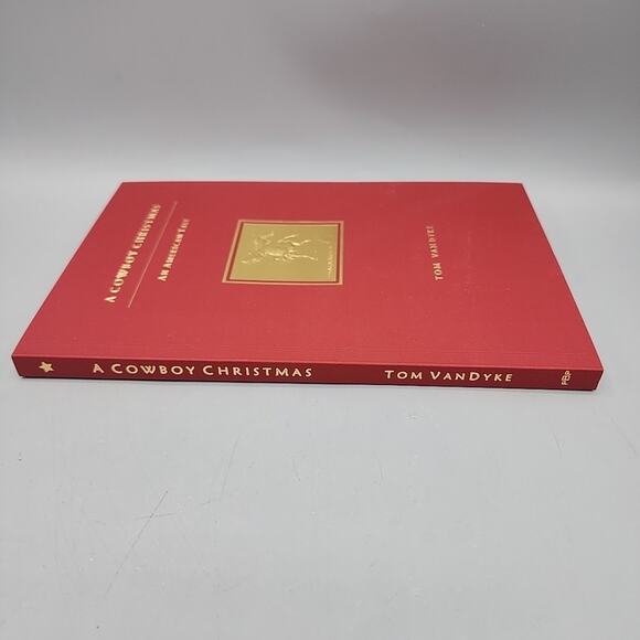 A Cowboy Christmas An American Tale Tom Van Dyke Signed New - Picture 5 of 9